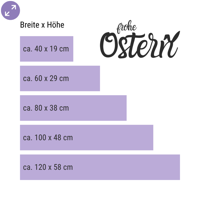 Frohe Ostern – Modernes Fensterdesign für dein Schaufenster