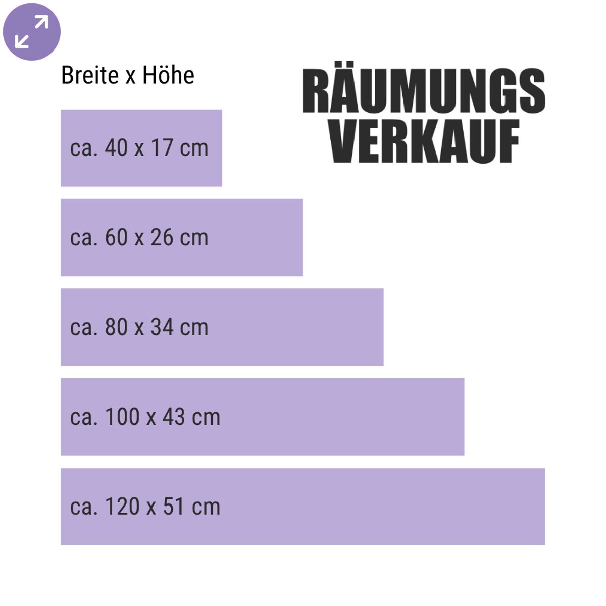 Räumungsverkauf – Fensterdesign für Geschäftsauflösung & Abverkauf