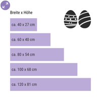 Ostereier – Silhouetten-Design für deine Osterdekoration