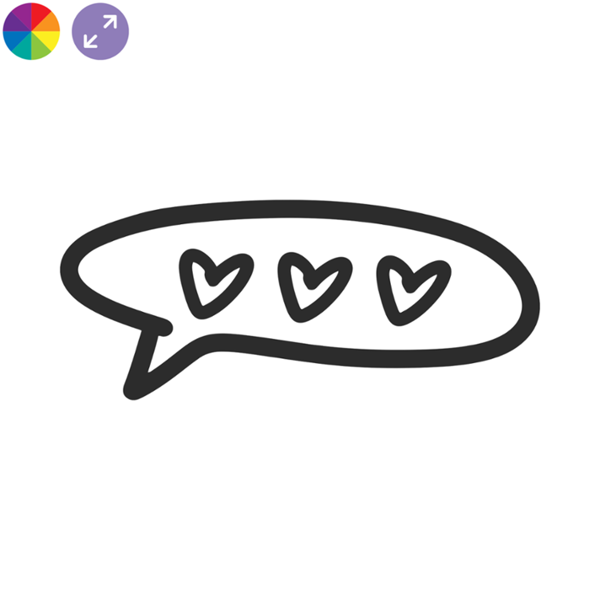 Herzen – Modernes Herz-Design fürs Schaufenster