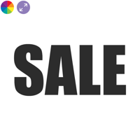 Sale Aufkleber