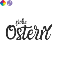 Frohe Ostern – Modernes Fensterdesign für dein Schaufenster