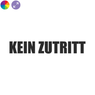 Kein Zutritt – Klarer Hinweis für dein Schaufenster