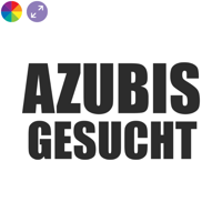 Azubis gesucht – Ausbildungs-Schaufensteraufkleber