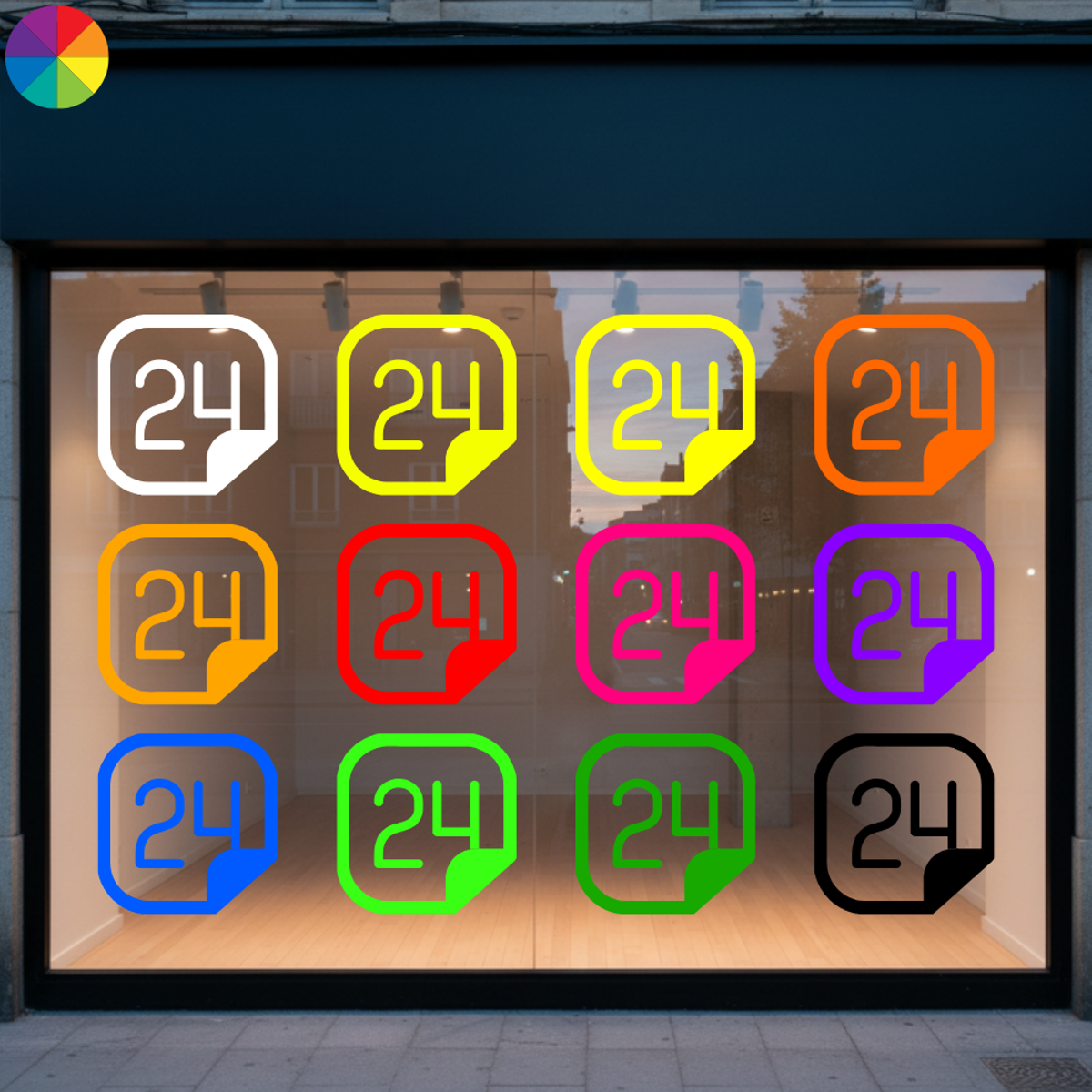 Coming soon – Fensteraufkleber für neue Projekte & Shops