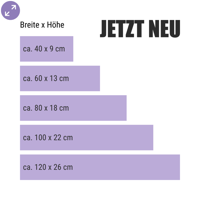 Jetzt neu – Schaufensteraufkleber für neue Produkte & Services