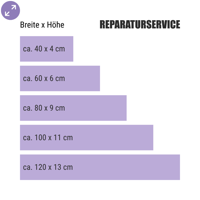Reparaturservice – Service-Aufkleber fürs Schaufenster